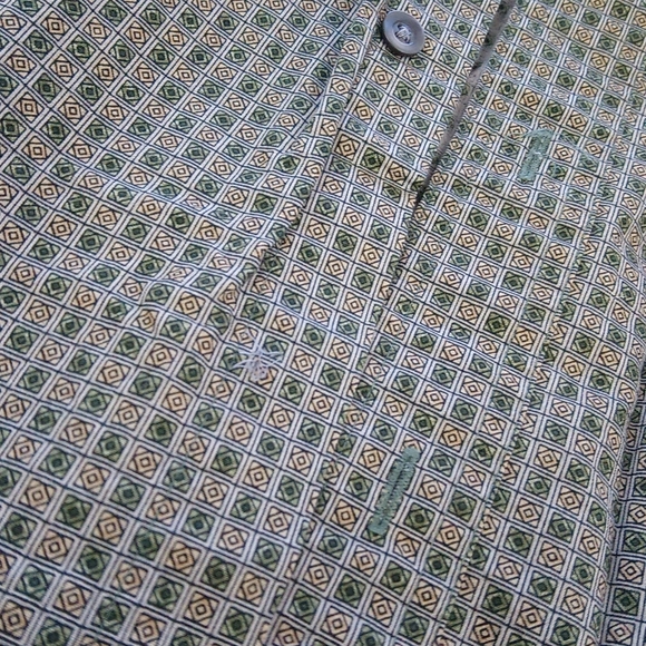 Patterned Button Down Front Long Sleeve Shirt Top - Picture 9 of 16